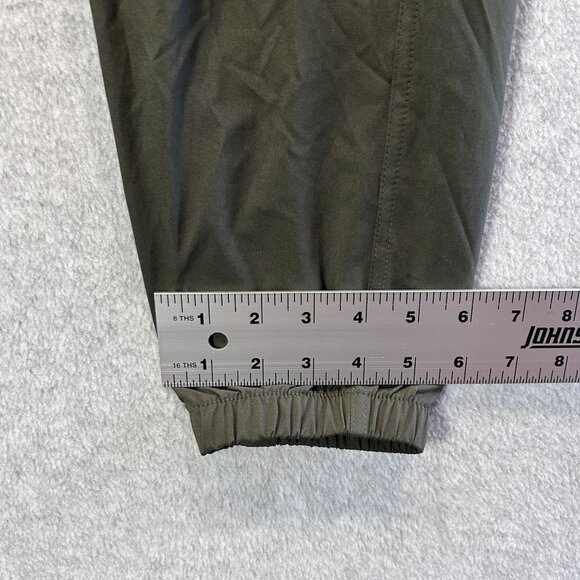 Old Navy XS Olive Green StretchTech Cargo Joggers Dry Quick Elastic Hem Athleisu - Picture 6 of 13